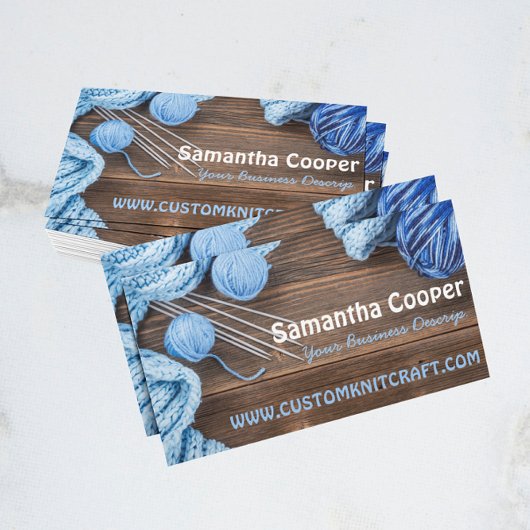 Breien/breien Garens Fotografie Visitekaartje