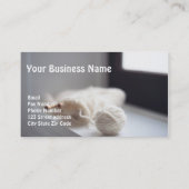 Breien/breien Garens Fotografie Visitekaartje (Achterkant)