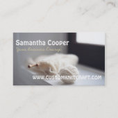 Breien/breien Garens Fotografie Visitekaartje (Voorkant)