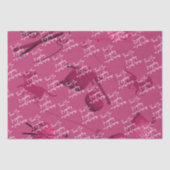 Breien Business Bedankt Bericht Roze Tissuepapier (Voorkant)