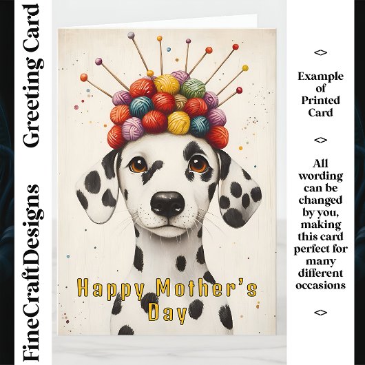 Breien Dalmatische Hond, Garen Pet CX8 Custom Moed Kaart