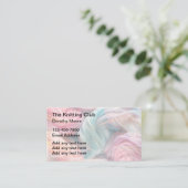 Breien en ambachten thema Visitekaartjes (Staand voorkant)