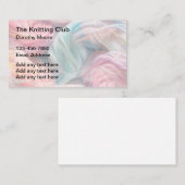 Breien en ambachten thema Visitekaartjes (Voorkant / Achterkant)