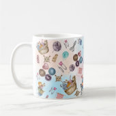 Breien en naaien van koffie Mok (Links)