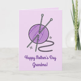 Breien Fun Moederdag Naam Kaart