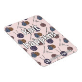 Breien gebeurt breien grap met garen huid magneet (Rechterzijde)