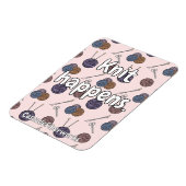 Breien gebeurt breien grap met garen huid magneet (Linkerzijde)