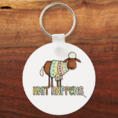 breien gebeurt sleutelhanger (Voorkant)