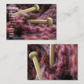 ©Breien gebreide garen Visitekaartje (Voorkant / Achterkant)