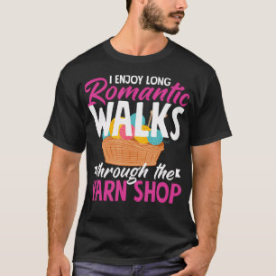 Breien Geniet Wandelt Naar De Garenzaak Breinaalde T-shirt