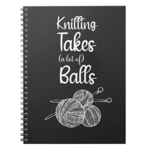 Breien Geschenken Minimalistisch Garen Eenvoudig V Notitieboek