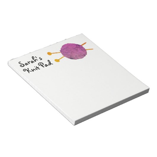 Breien Gift Ideeën Notitieblok (Schuin)