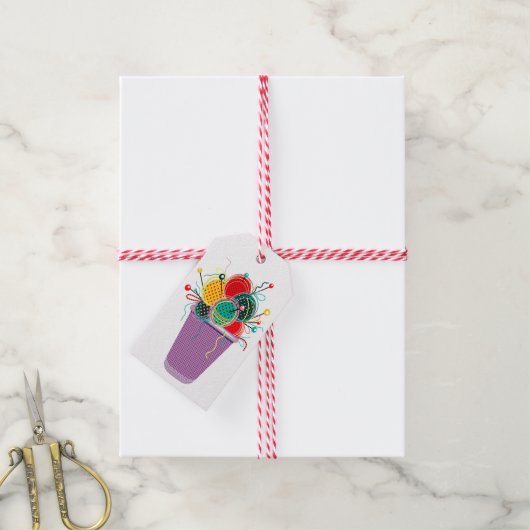 Breien Gift voor Bedrijf Cadeaulabel (Met Touw)