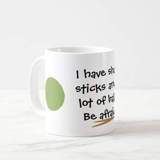 Breien Grappige Mok (Voorkant links)