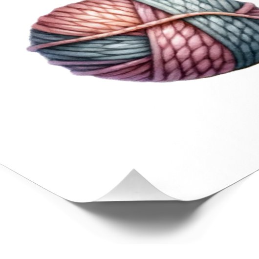 Breien haak ambachten Poster (Hoek)