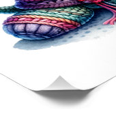 Breien haak ambachten Poster (Hoek)