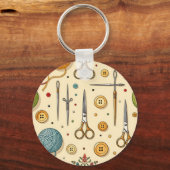 Breien Haak Sewing Tools Patroon Sleutelhanger (Achterkant)