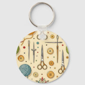 Breien Haak Sewing Tools Patroon Sleutelhanger (Achterkant)