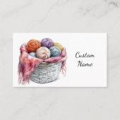 Breien & Haakles Instructeur voor het bedrijfsleve Visitekaartje (Achterkant)