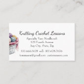 Breien & Haakles Instructeur voor het bedrijfsleve Visitekaartje (Voorkant)