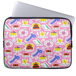 Breien Haakliefde Laptop Sleeve