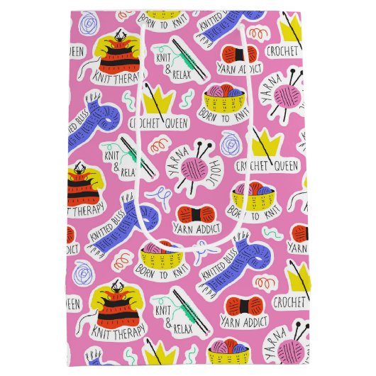 Breien Haakliefde Medium Cadeauzakje (Achterkant)