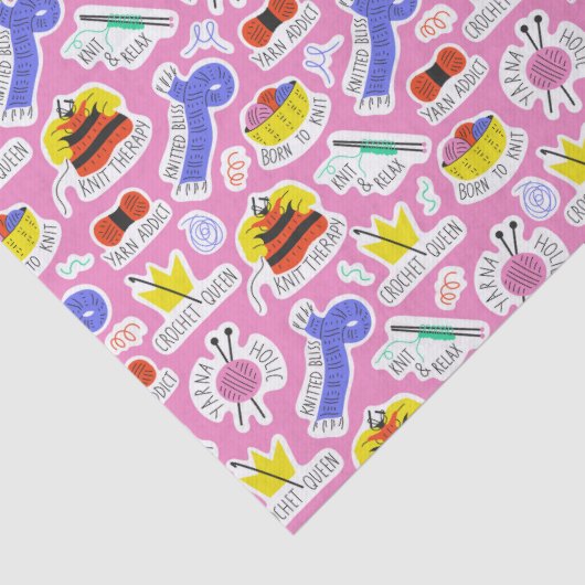 Breien Haakliefde Tissuepapier (Detail)