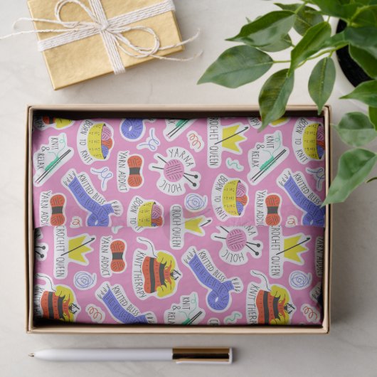 Breien Haakliefde Tissuepapier (Geschenk)