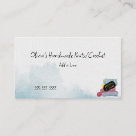 Breien/haken Handgemaakt Visitekaartje