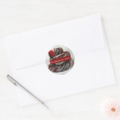 Breien is cool ronde sticker (Envelop)