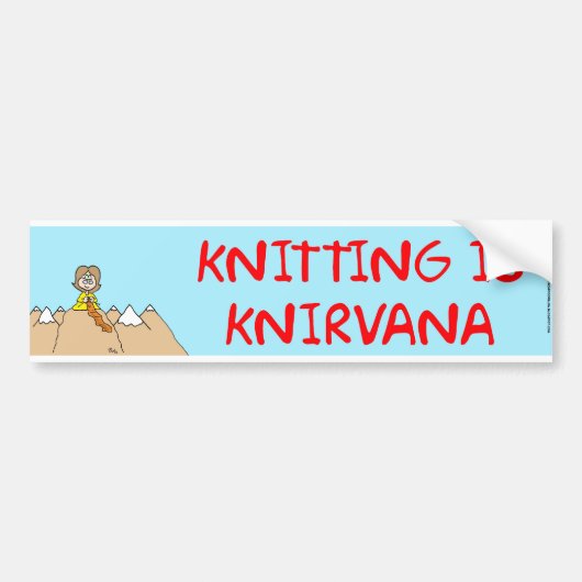 breien is messrvana bumpersticker (Voorkant)