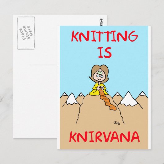 breien is messrvana guru briefkaart (Voorkant / Achterkant)