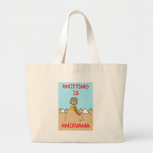 breien is messrvana guru grote tote bag