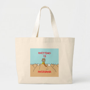 breien is messrvana guru grote tote bag