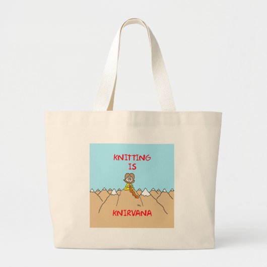 breien is messrvana guru grote tote bag (Voorkant)