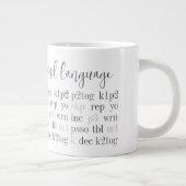 BREIEN IS MIJN TWEEDE TAAL Big White Mok (Rechts)