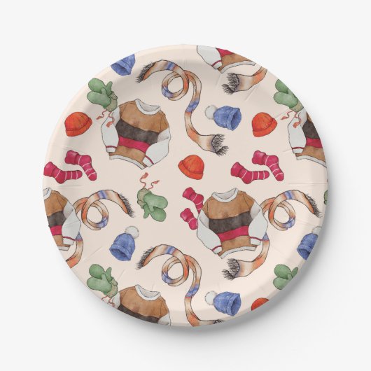 Breien Joy (Linnen) - Papieren Borden Papieren Bordje (Voorkant)