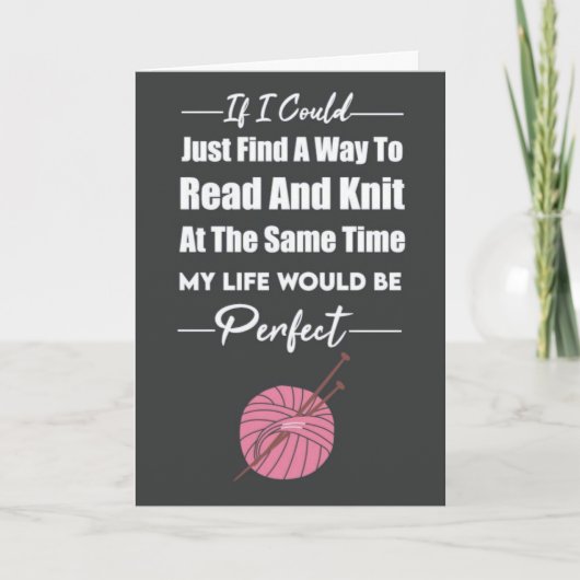 Breien Kaarten Garen Moderne Minimalistische Breis (Voorkant)