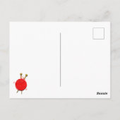 Breien Kerstvakantie Briefkaart (Achterkant)