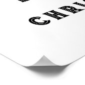 Breien Kerstvakantie Poster (Hoek)