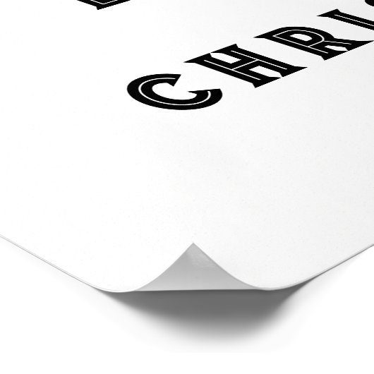 Breien Kerstvakantie Poster (Hoek)