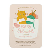 Breien Kitten Baby shower Magnet