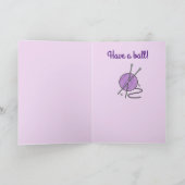 Breien Leuke verjaardag Kaart (Binnen)