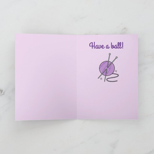 Breien Leuke verjaardag Kaart (Binnen)