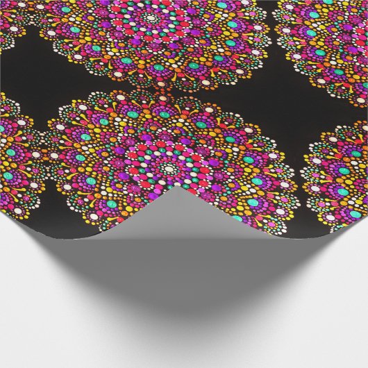 Breien Mandala Wrapping Papier (Hoek)