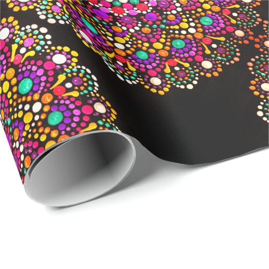 Breien Mandala Wrapping Papier (Rol Hoek)