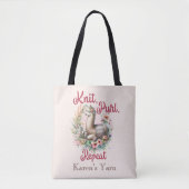 Breien met Alpaca Tote Bag (Voorkant)