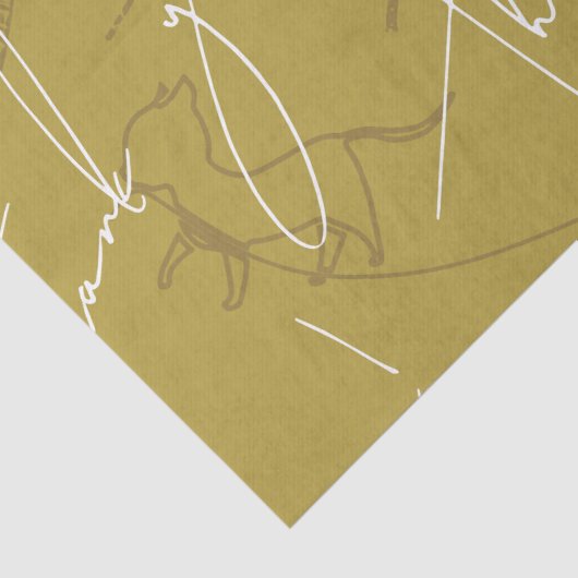 Breien naalden garen dank u tissuepapier (Detail)