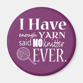 Breien niet genoeg garen/ambachten {Dark} Magneet