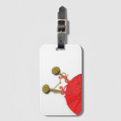 Breien Nieuwheid Gift Bagagelabel (Voorkant (verticaal))